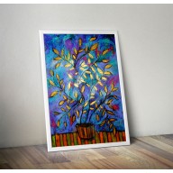 Drzewko szczęścia 7 - rysunek pastelami