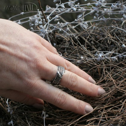 Moje MW - pierścionki - Rustykalne srebro foto #2