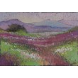 Pejzaż - praca wykonana pastelami
