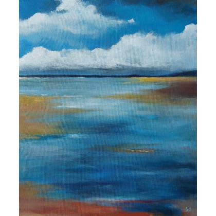 Morze -obraz akrylowy 50/60 cm, Paulina Lebida, obrazy akryl