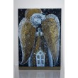 Anioł z domem. Giclee
