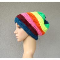czapka kolorowa neonówka unisex