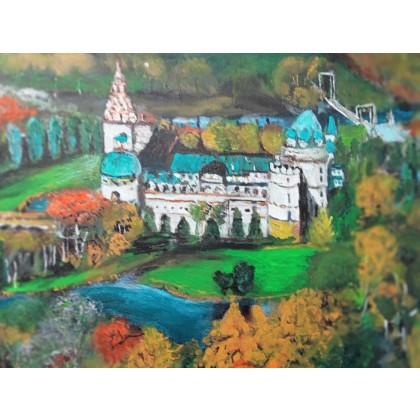 Zamek Krasiczyn, Krystyna Mościszko, obrazy akryl