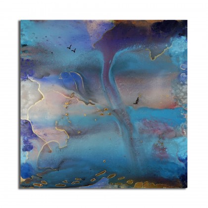 Moje mgły 46 100 x 100 cm, Aleksandra Semeniuk , obrazy akryl