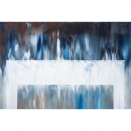 Deszcz - 100x150 cm, Agnieszka Potocka-Makoś, obrazy akryl