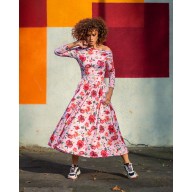 SANDY RETRO - SUKIENKA W KWIATY