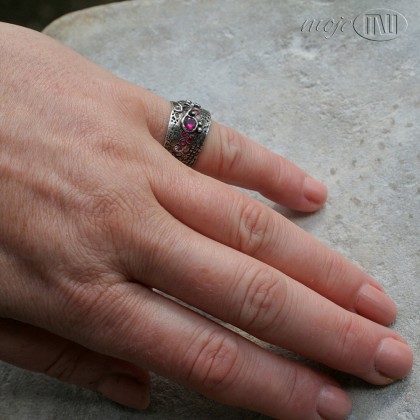 Moje MW - pierścionki - Różowe błyski foto #3