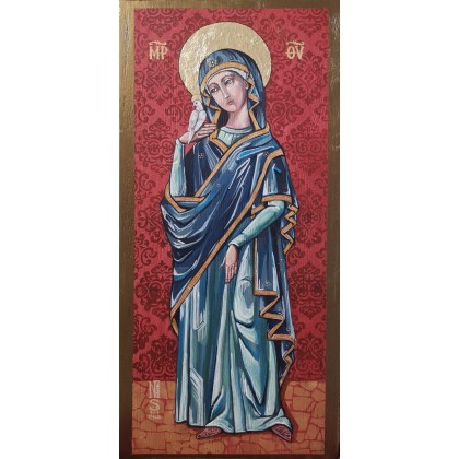 Madonna z Duchem Świętym, Nadia Siemek, obrazy akryl
