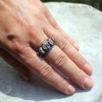 Moje MW - pierścionki - Szorpaty turmalin foto #2