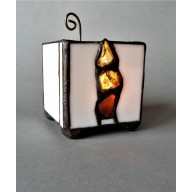 Świecznik lampion PREZENT lux. Bursztyn