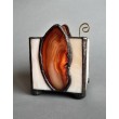Lampion z agatami Handmade Prezent oryginalny
