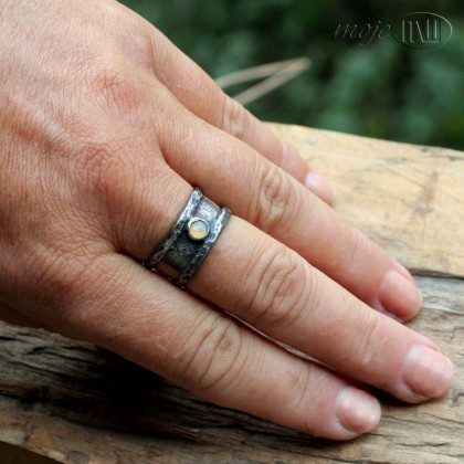 Moje MW - pierścionki - Opal rustykalnie foto #4