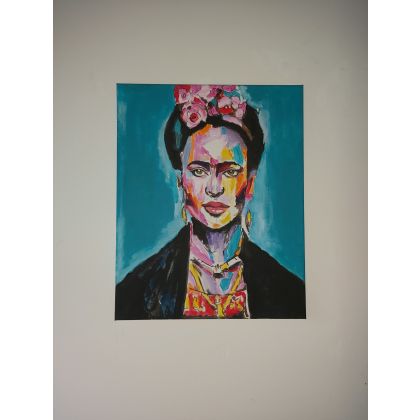 Frida, Sylwia Klimczak, obrazy akryl