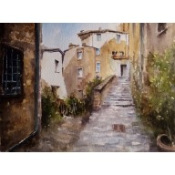 Siena-Italia akwarela 32x24