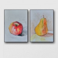 Owoce  -dwie akwarele