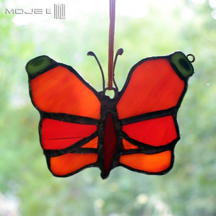 Moje MW - dekory wiszące - Motyl w pomarańczach foto #1