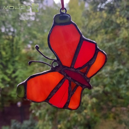 Moje MW - dekory wiszące - Motyl w pomarańczach foto #3