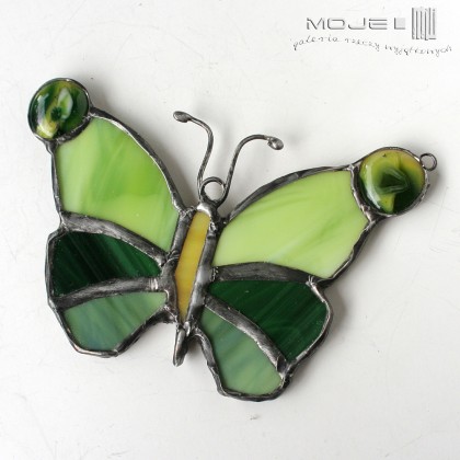 Moje MW - dekory wiszące - Motyl w zieleniach foto #3