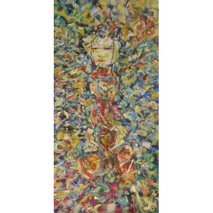 Madonna,  60x120 cm, Eryk Maler, obrazy olejne