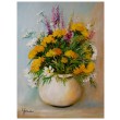 Polne kwiaty  obraz olejny 40-30cm