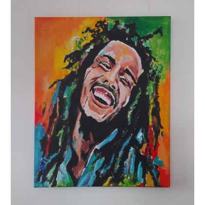 Bob Marley, Sylwia Klimczak, obrazy akryl