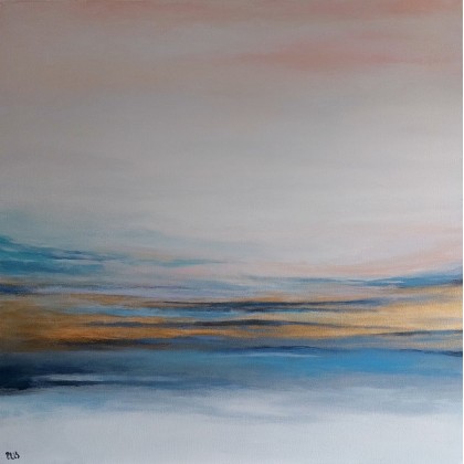 Pomiędzy -obraz akrylowy formatu 60/60 cm, Paulina Lebida, obrazy akryl