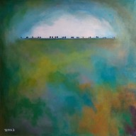 Drzewa-obraz akrylowy formatu 50/50 cm