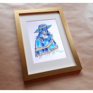 Amanda - akwarela 16x24 cm