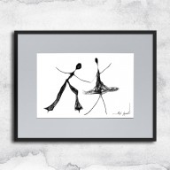 AUTORSKA GRAFIKA Z RAMĄ - NR 102