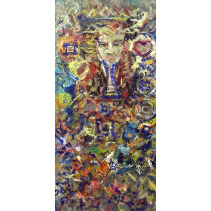 Rustykalny obraz, Król, 60x120, Eryk Maler, obrazy olejne