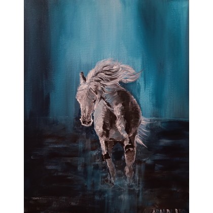 I want to be free,..., Wojciech Adalberto, obrazy akryl
