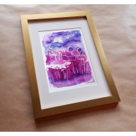 Wiosna 2 - akwarela 15x19