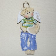 Serce dla Frania - anioł z masy solnej