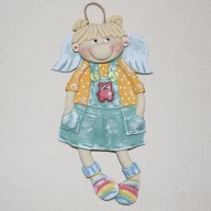 Mama mnie czesała - anioł z masy solnej