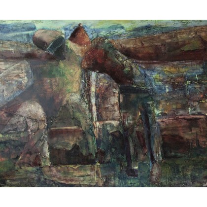Wiedźma- 100 x 80 cm, Olejarczyk Wojciech, obrazy olejne