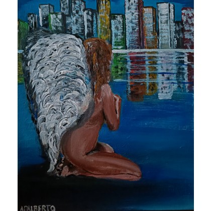 corporation angel, Wojciech Adalberto, obrazy akryl