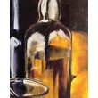 Butelki - obraz olejny 40 x 50