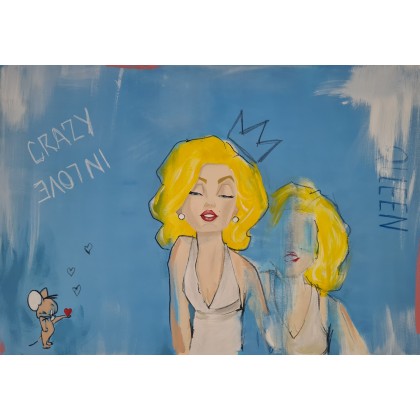 Crazy in love, Magdalena Gajowniczek, obrazy akryl