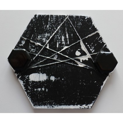 Krystyna Ciećwierska - obrazy akryl - Miniatury heksogeny foto #4