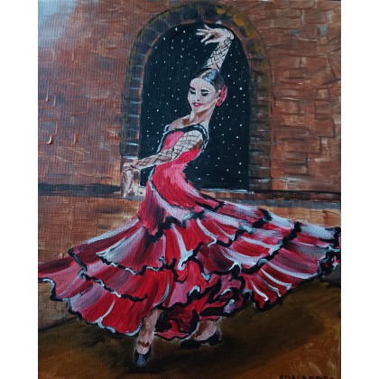 last spanish night, Wojciech Adalberto, obrazy akryl