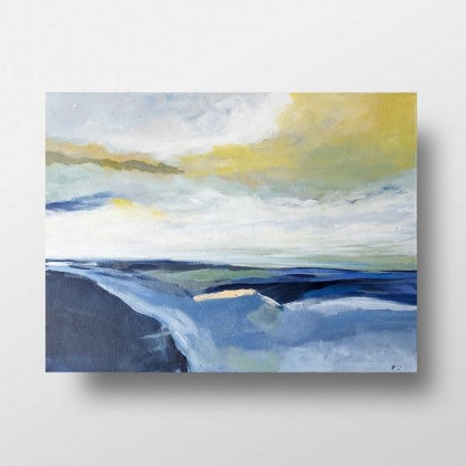Morze -obraz akrylowy 40/30 cm, Paulina Lebida, obrazy akryl