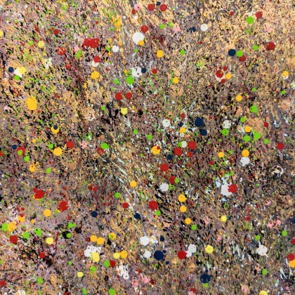 Felix Guenther - obrazy akryl - Autumn forest from above foto #1