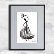Grafika z ramą - nr 140 - Flamenco