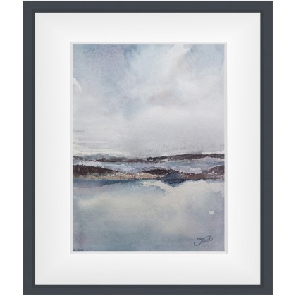 Joanna Tomczyk - obrazy akwarela - Morze, dystans, Akwarela 24 x 32 cm foto #1