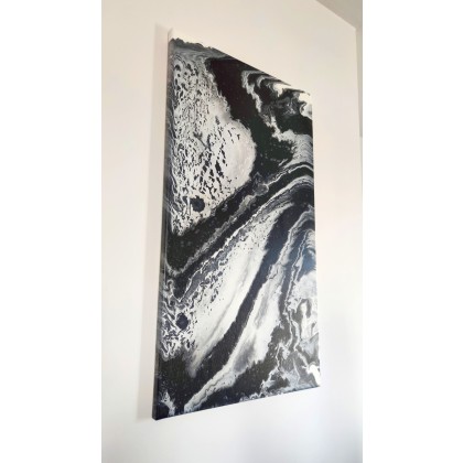 Joanna Bilska - obrazy akryl - GEODE II abstrakcja 50x90 cm foto #2