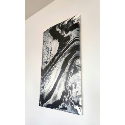 Joanna Bilska - obrazy akryl - GEODE II abstrakcja 50x90 cm foto #3