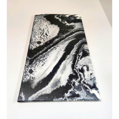 Joanna Bilska - obrazy akryl - GEODE II abstrakcja 50x90 cm foto #4