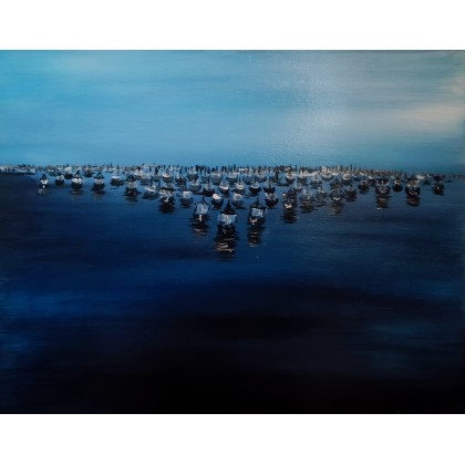 Viking invasion, Wojciech Matuszny, obrazy akryl