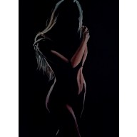 Call me silence 70x100 cm