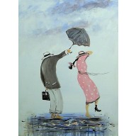 Panna i parasol...